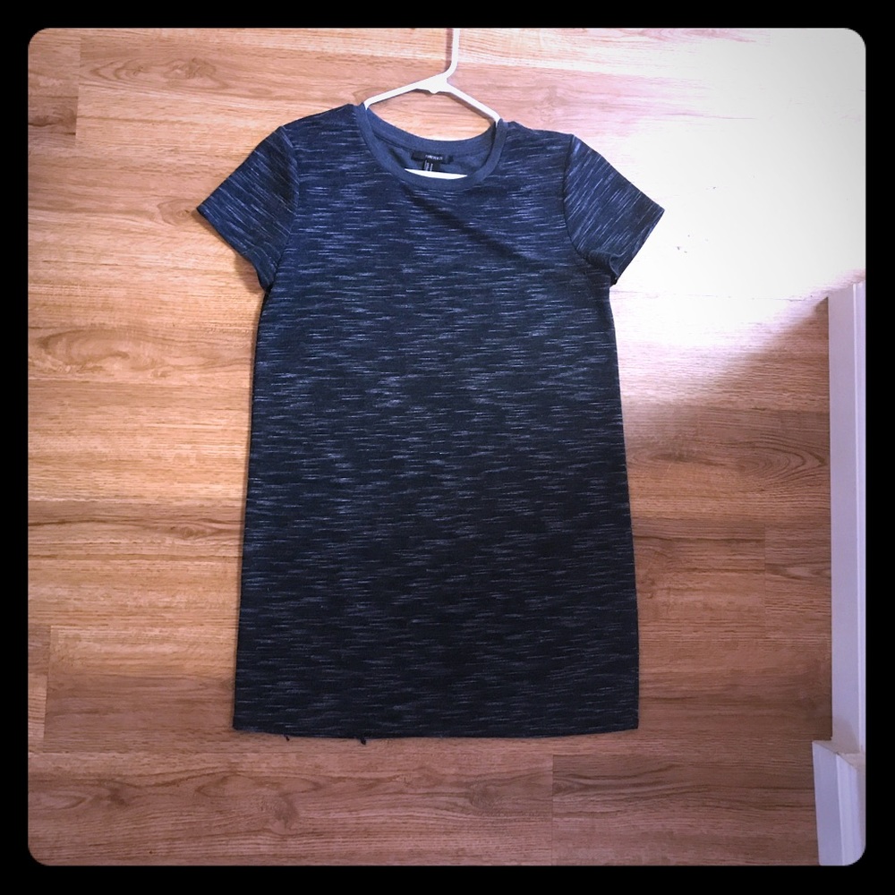 Blue t-shirt dress